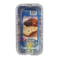 Home Plus Home Plus 6392088 3.75 x 8 in. Durable Foil Loaf Pan - Silver- pack of 12 6392088